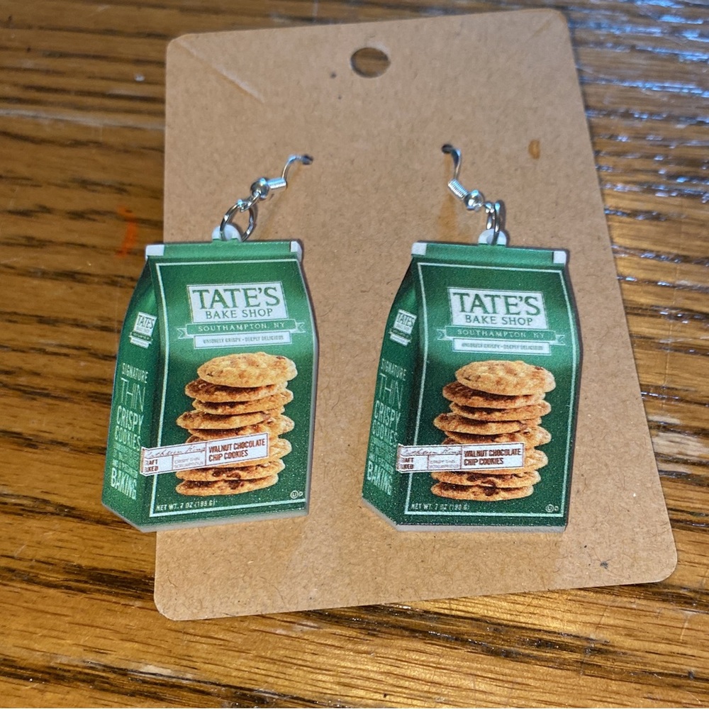 Cute   bake shop with sterling silver ear wires. With free gift bag.